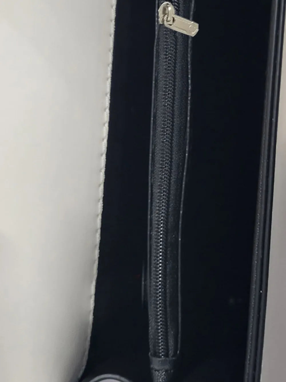 Leather Handbag with Detachable Chain Shoulder Strap