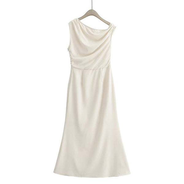 Women’s Off-Shoulder Bodycon Dress – Waist-Cinching Sexy Fit
