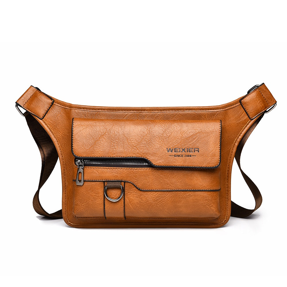 Men’s Waterproof Large Capacity Chest Bag – Crossbody Shoulder Bag