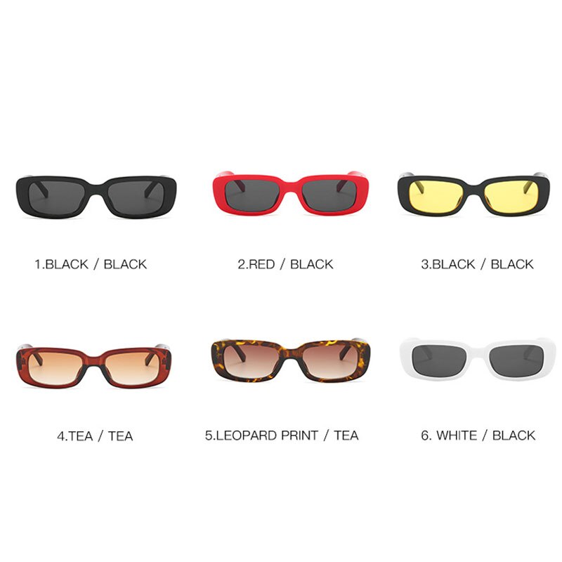 Women’s Small Square Sunglasses – Olive Green Trendy INS Style