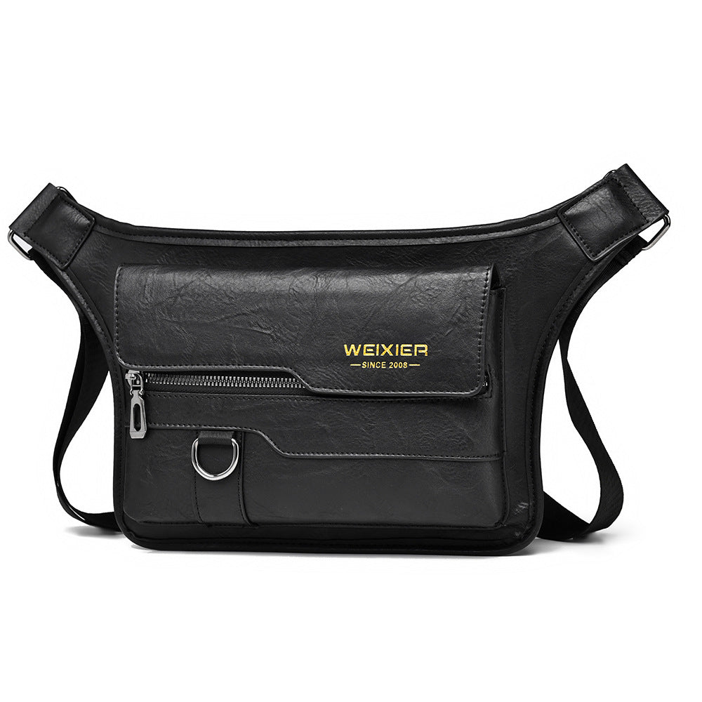 Men’s Waterproof Large Capacity Chest Bag – Crossbody Shoulder Bag
