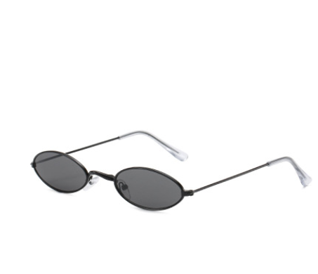 Vintage Small Oval Sunglasses – Retro Fashion Shades (Unisex)