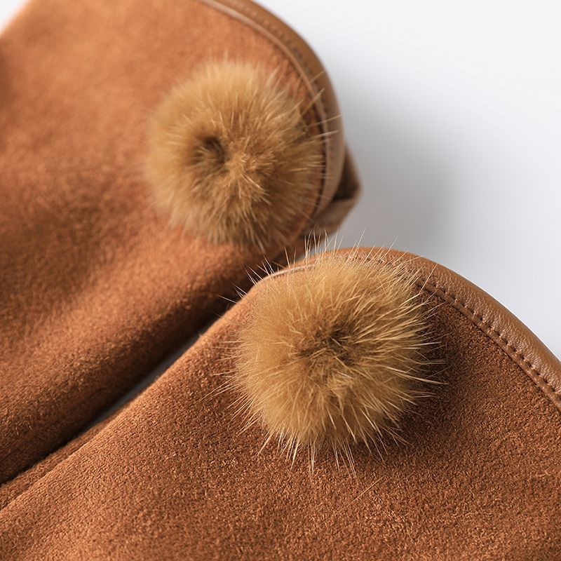Women’s Korean Style Winter Fleece Gloves – Warm Autumn Fashion