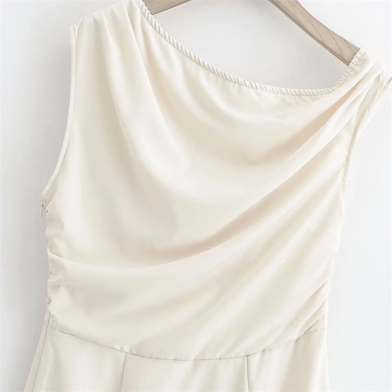 Women’s Off-Shoulder Bodycon Dress – Waist-Cinching Sexy Fit