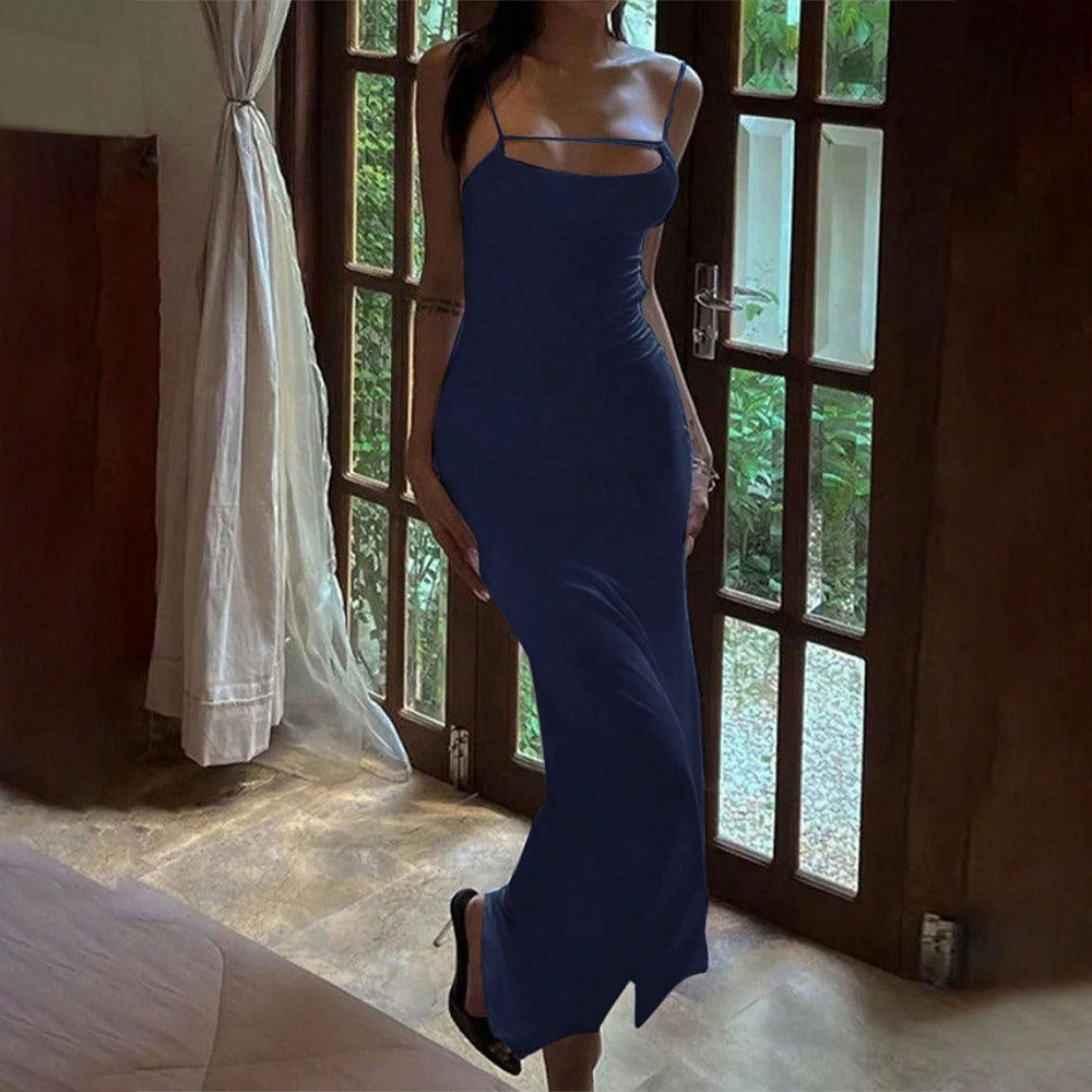 Women’s Sexy Backless Long Dress – Elegant Maxi Skirt Gown