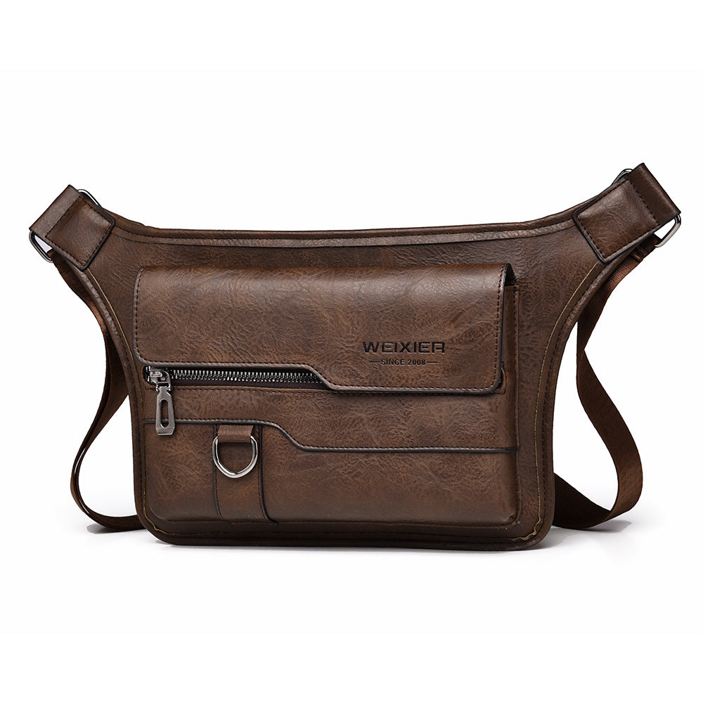 Men’s Waterproof Large Capacity Chest Bag – Crossbody Shoulder Bag