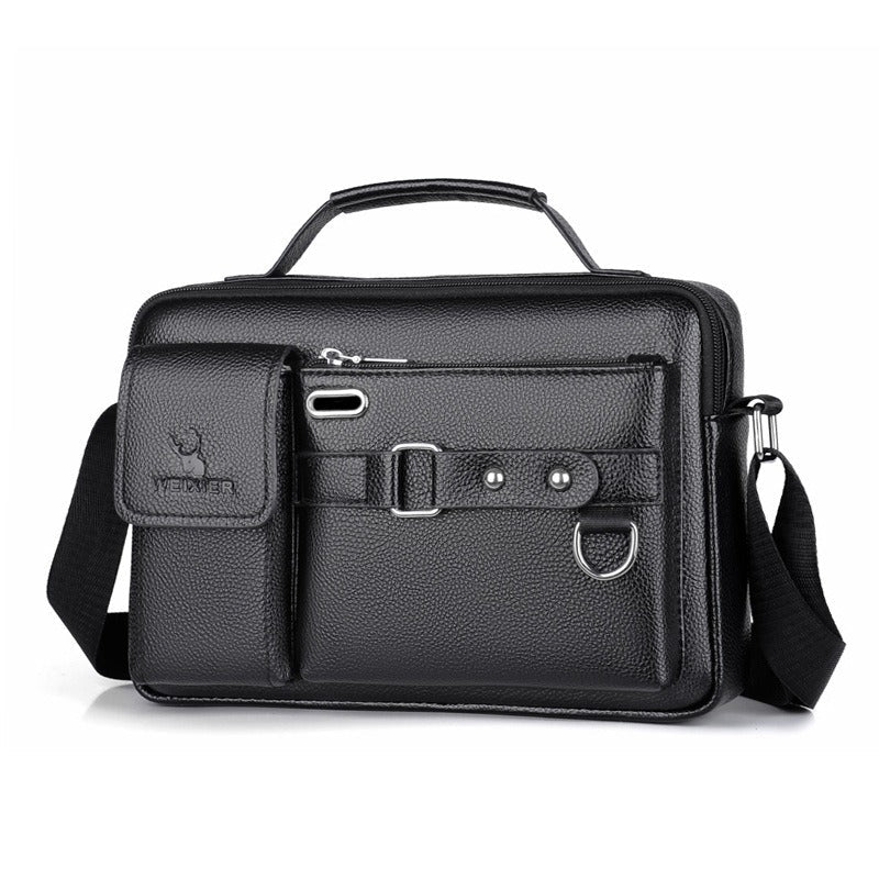 Men’s One Shoulder Crossbody Bag – Casual Business Satchel