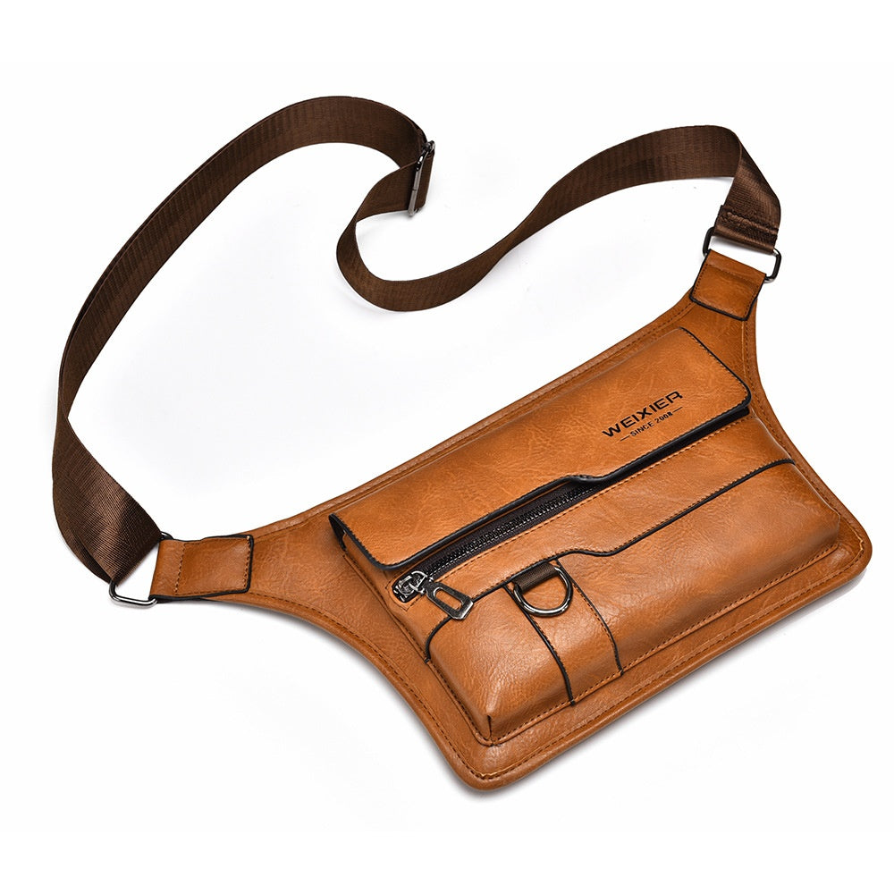 Men’s Waterproof Large Capacity Chest Bag – Crossbody Shoulder Bag