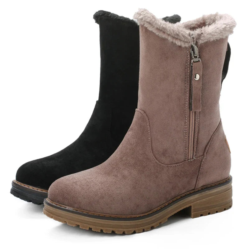 Women’s Fur-Lined Mid-Calf Winter Boots