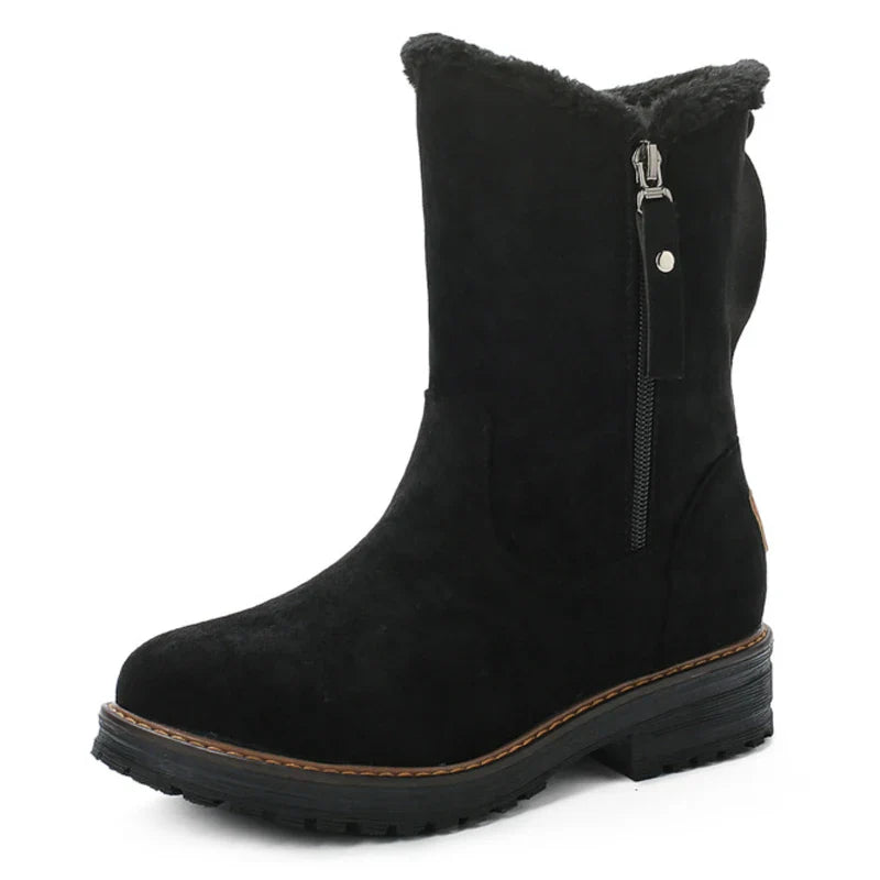 Women’s Fur-Lined Mid-Calf Winter Boots