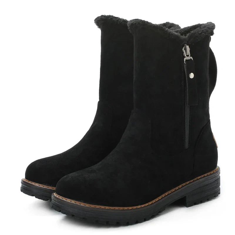 Women’s Fur-Lined Mid-Calf Winter Boots