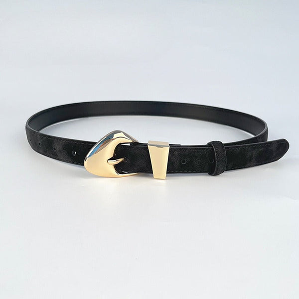 Women’s Suede Leather Pants Belt – Fashion Waist Belt