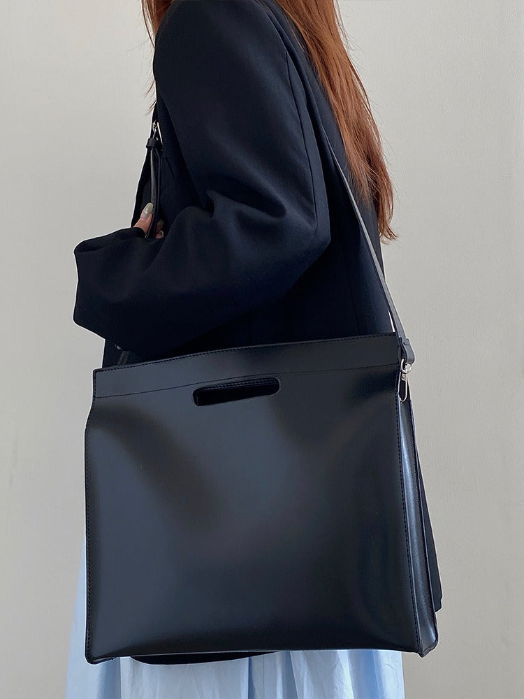 Women’s Simple Office Tote Bag – Laptop & Document Handbag