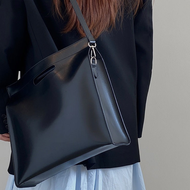Women’s Simple Office Tote Bag – Laptop & Document Handbag