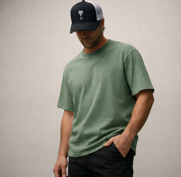 Modern Box Tee Men’s Oversized Boxy Fit Casual T-Shirt