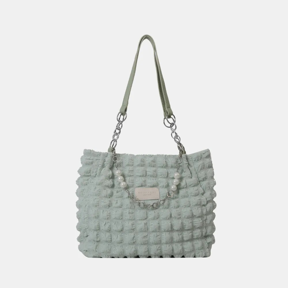 Bubble Textured Tote Bag – Stylish Everyday Handbag