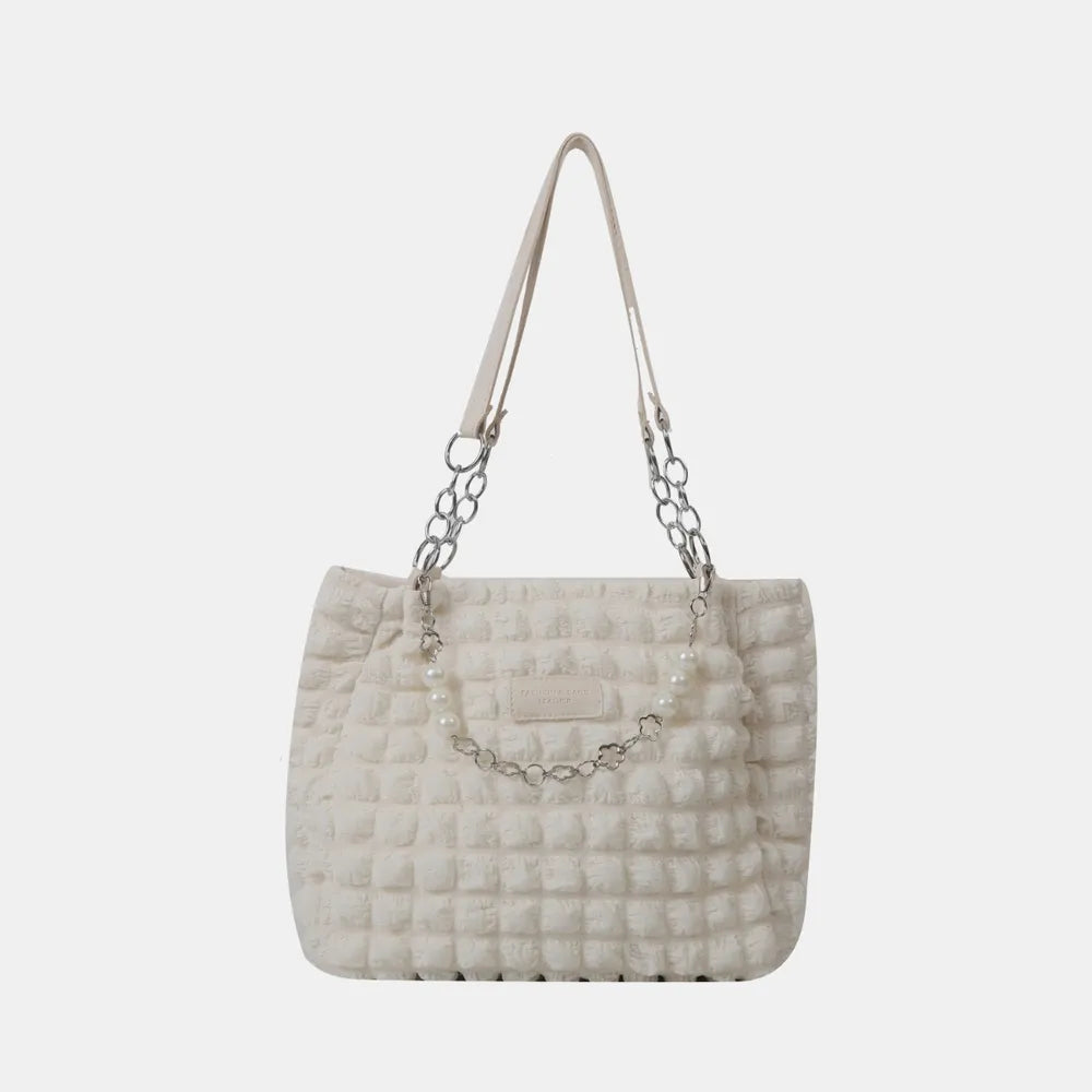 Bubble Textured Tote Bag – Stylish Everyday Handbag