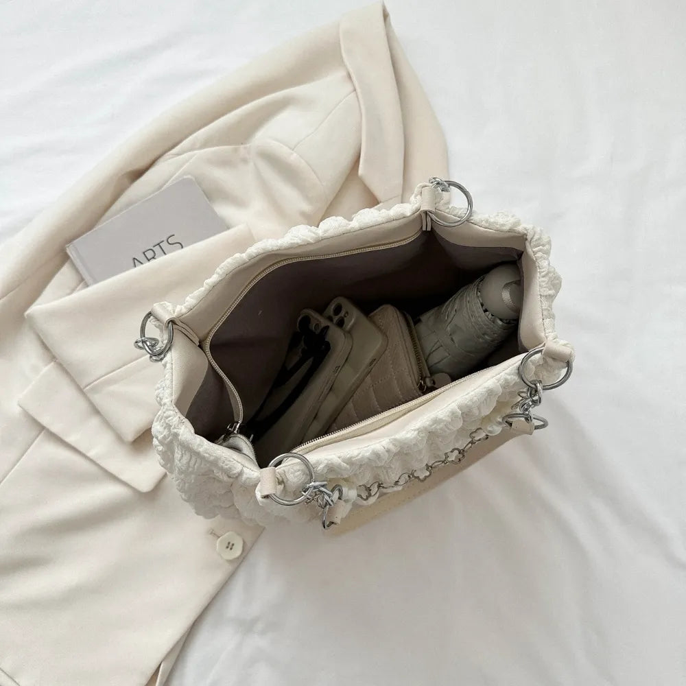 Bubble Textured Tote Bag – Stylish Everyday Handbag