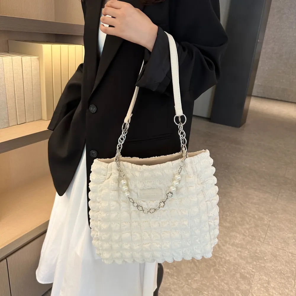 Bubble Textured Tote Bag – Stylish Everyday Handbag