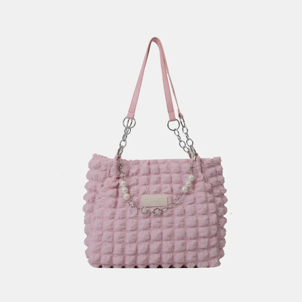 Bubble Textured Tote Bag – Stylish Everyday Handbag