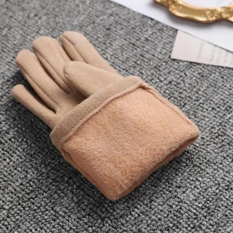 Women’s Black Winter Gloves – Cute Bow Fashion Warm Outdoor Gloves