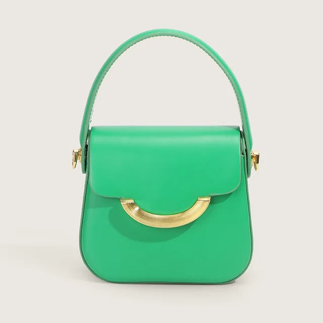 Women’s Mini Square Chain Crossbody Bag – Solid Color Fashion Handbag