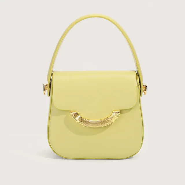 Women’s Mini Square Chain Crossbody Bag – Solid Color Fashion Handbag
