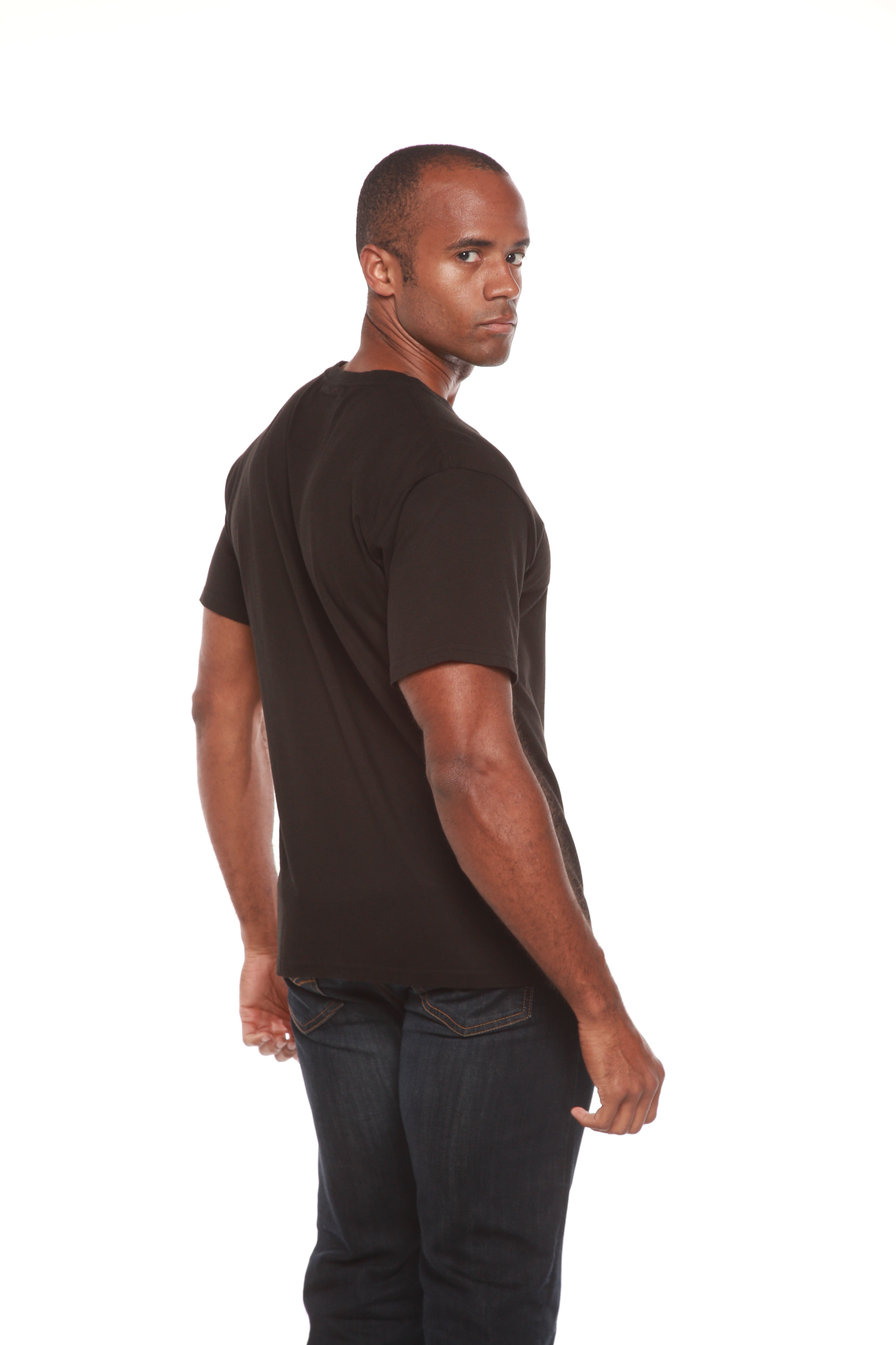 Men’s Bamboo Viscose Organic Cotton Short Sleeve Classic T-Shirt