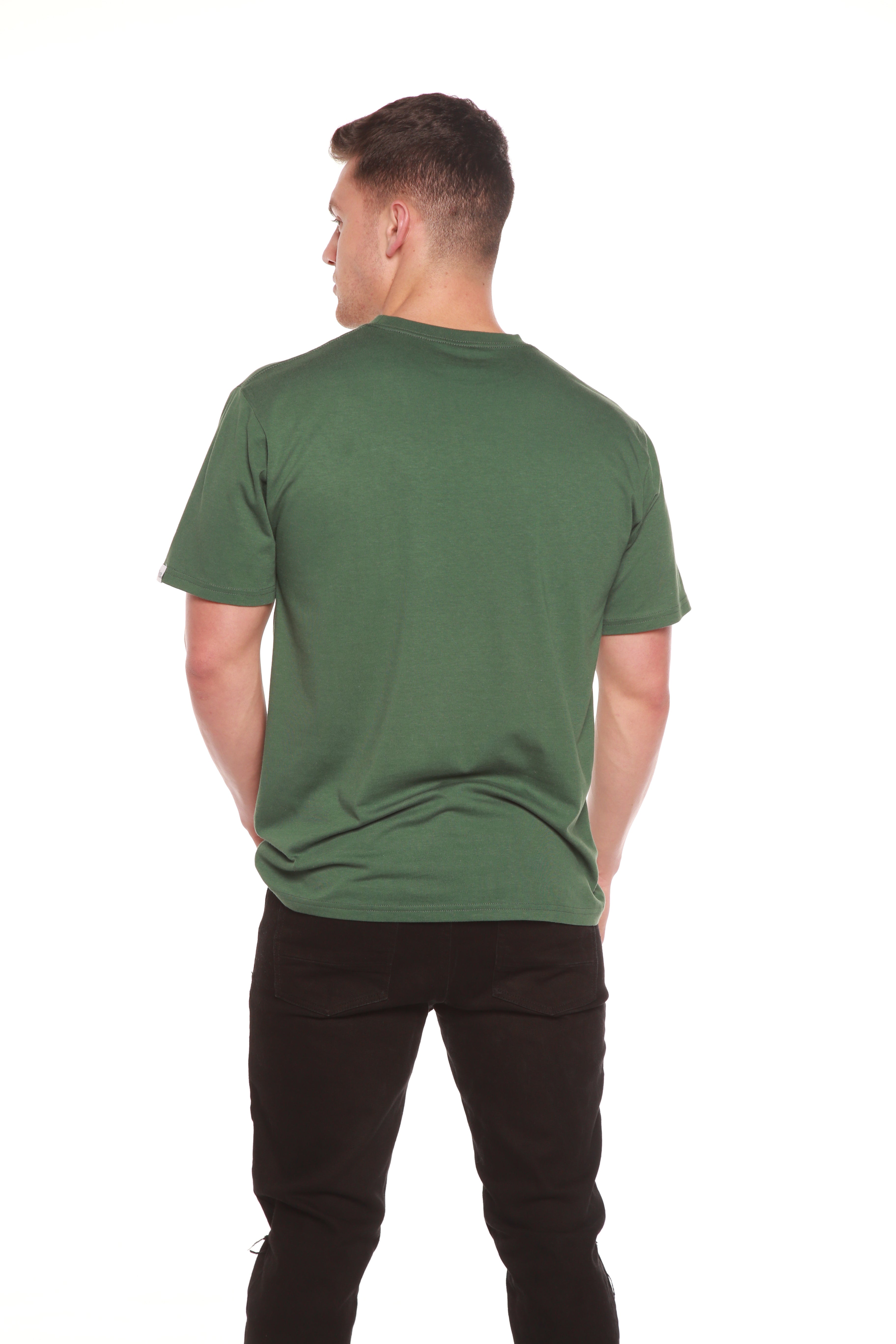 Men’s Bamboo Viscose Organic Cotton Short Sleeve Classic T-Shirt