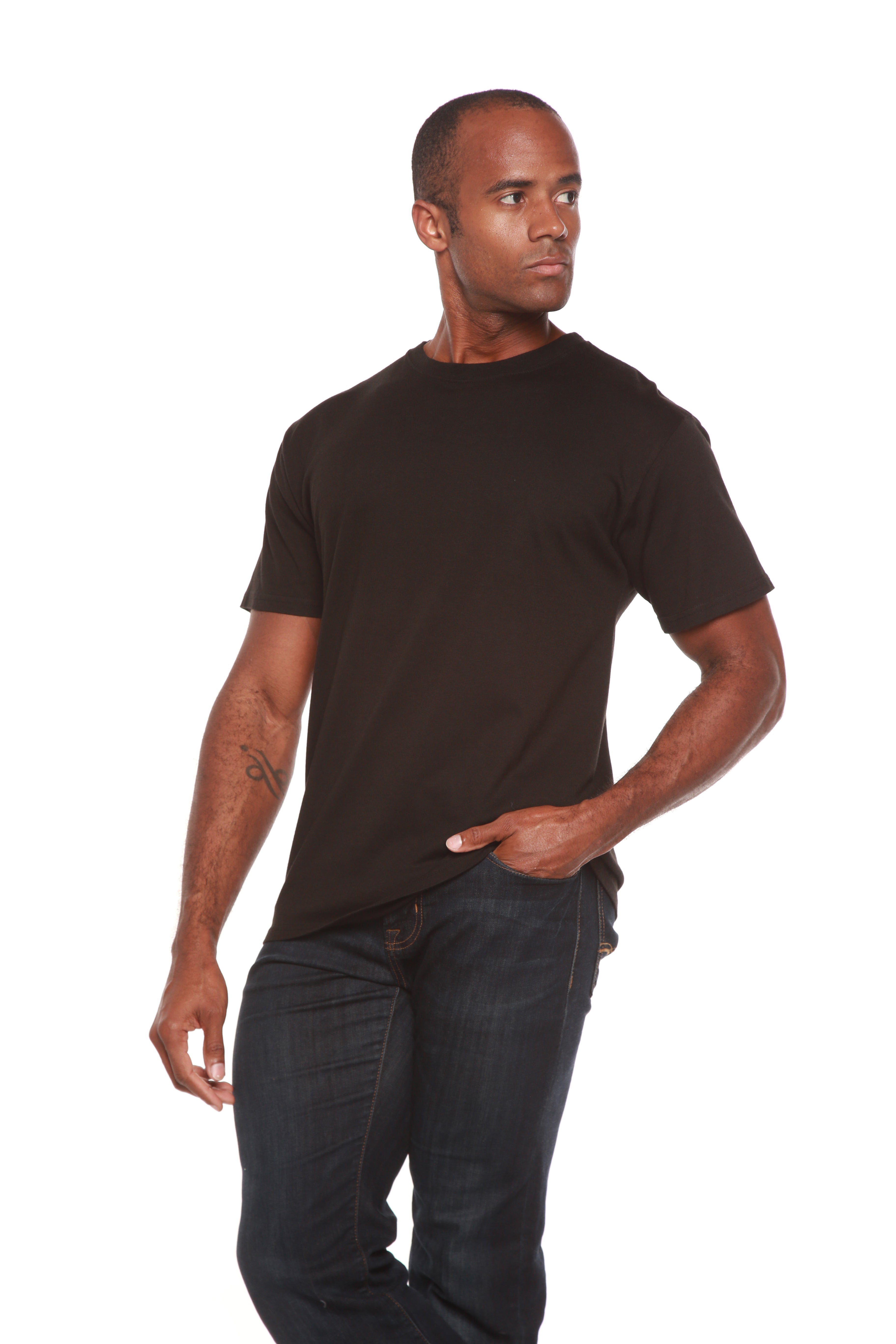 Men’s Bamboo Viscose Organic Cotton Short Sleeve Classic T-Shirt