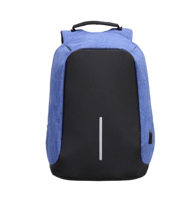 Men’s Waterproof 15" Laptop Backpack – Anti-Theft USB Charging Travel Bag